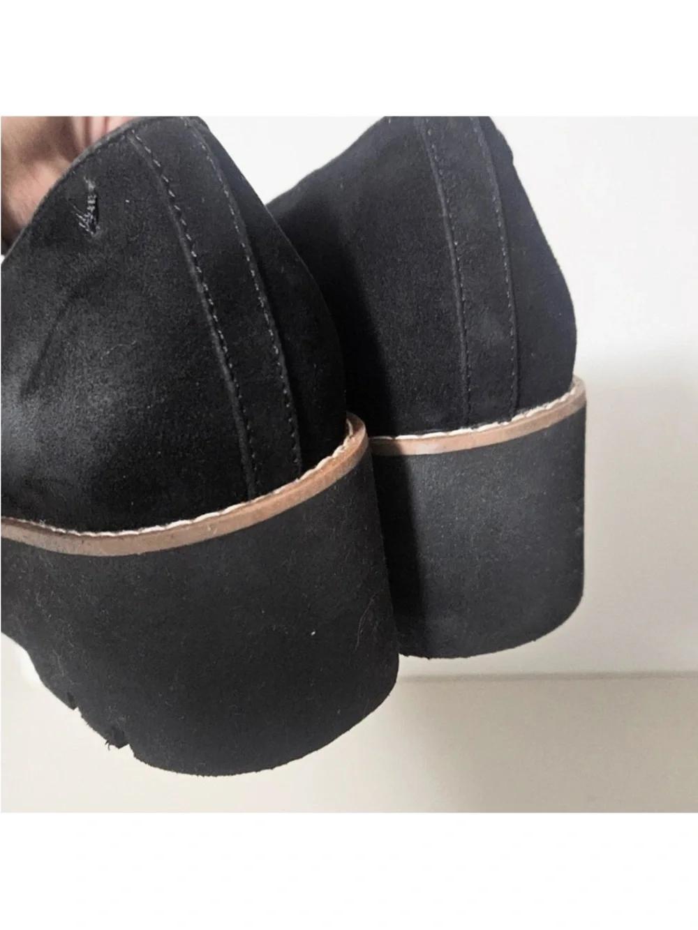 Vionic Willa Wedge Women's Black Suede Size 8.5